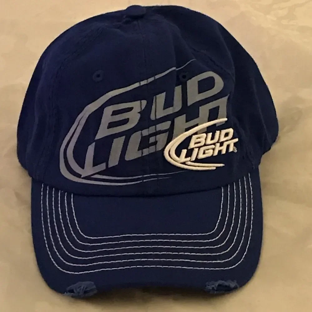 Bud Light Beer Blue & White Hat